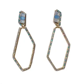 Geovana Crystal Statement Earrings