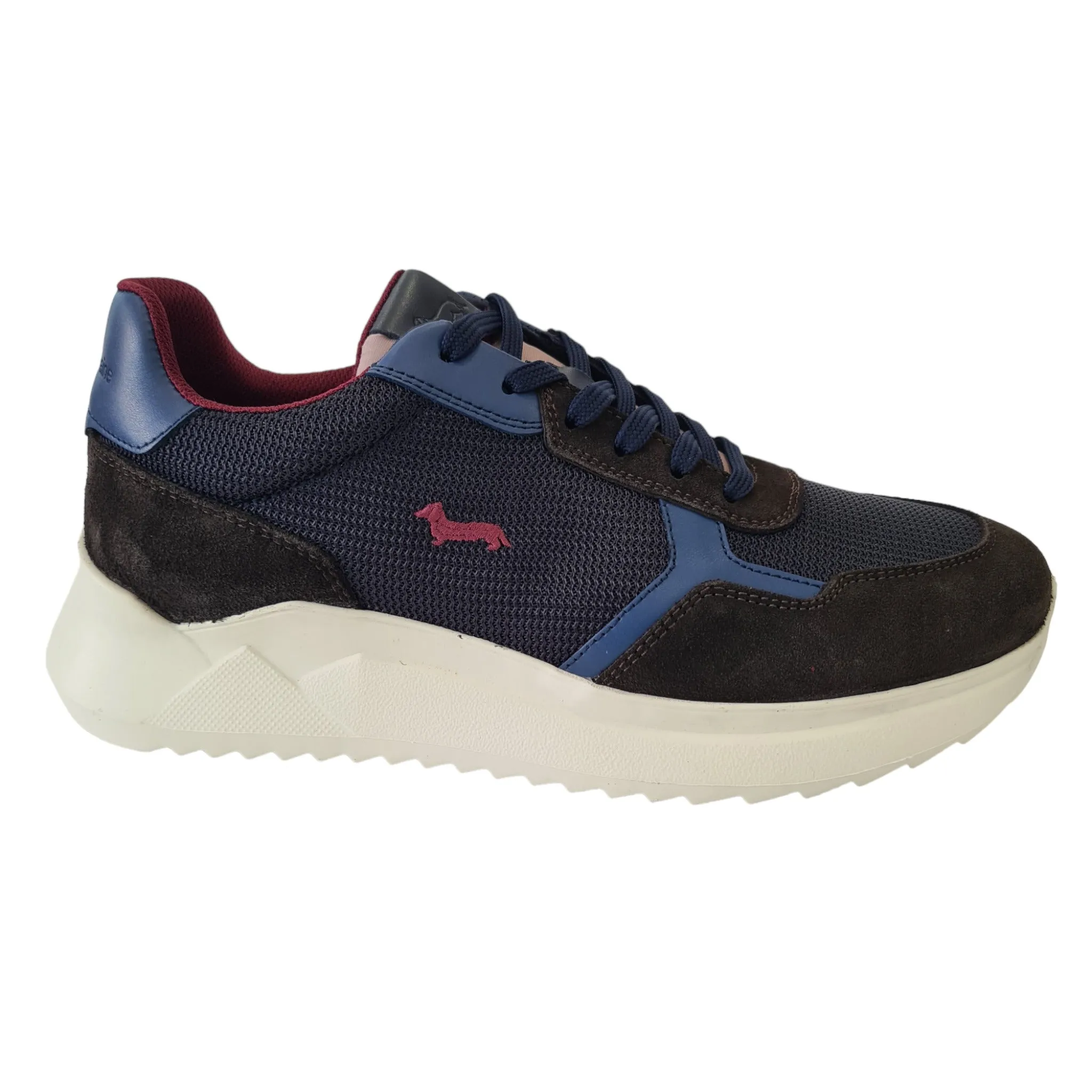 Harmont & Blaine Sneakers Uomo Testa di Moro e Blu Rif.78