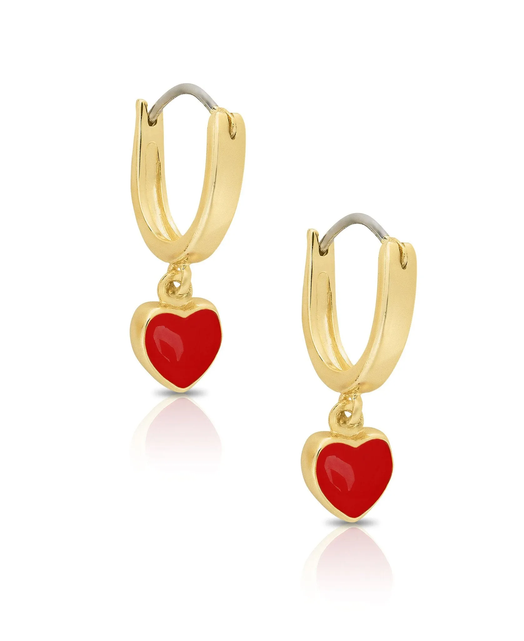 Heart Drop Earrings