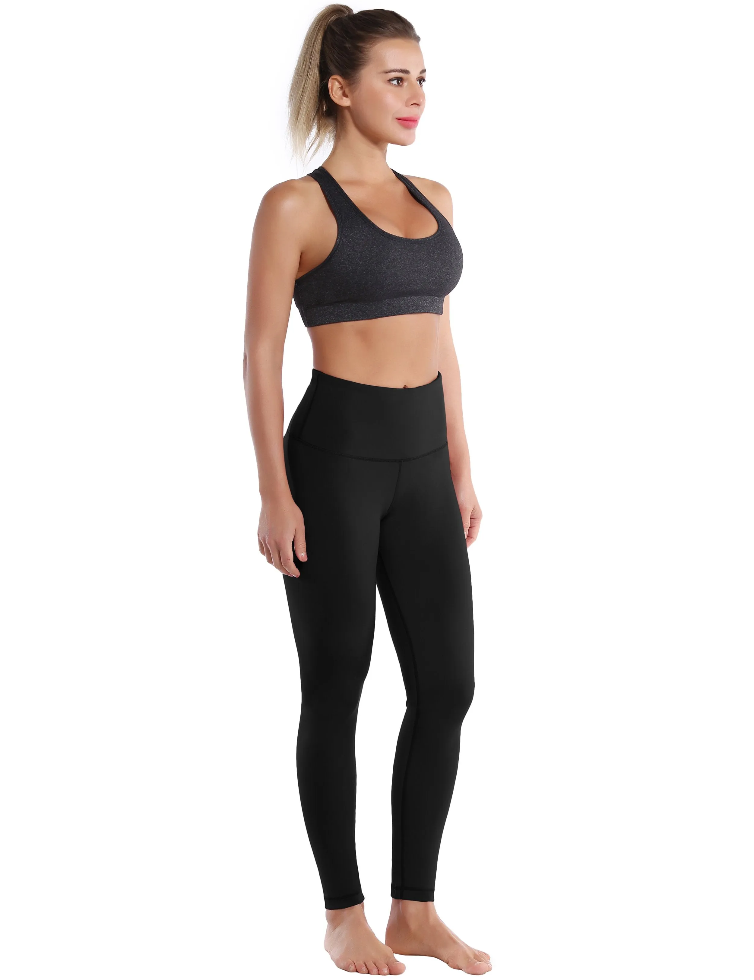 High Waist yogastudio Pants black ins_yogastudio