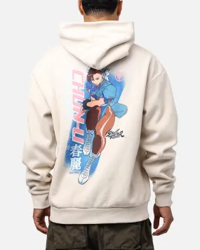 Hypland X Street Fighter Chun Li Hoodie Cream