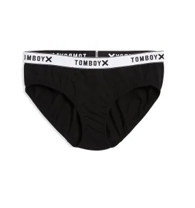 Iconic Briefs LC - Black with White Band