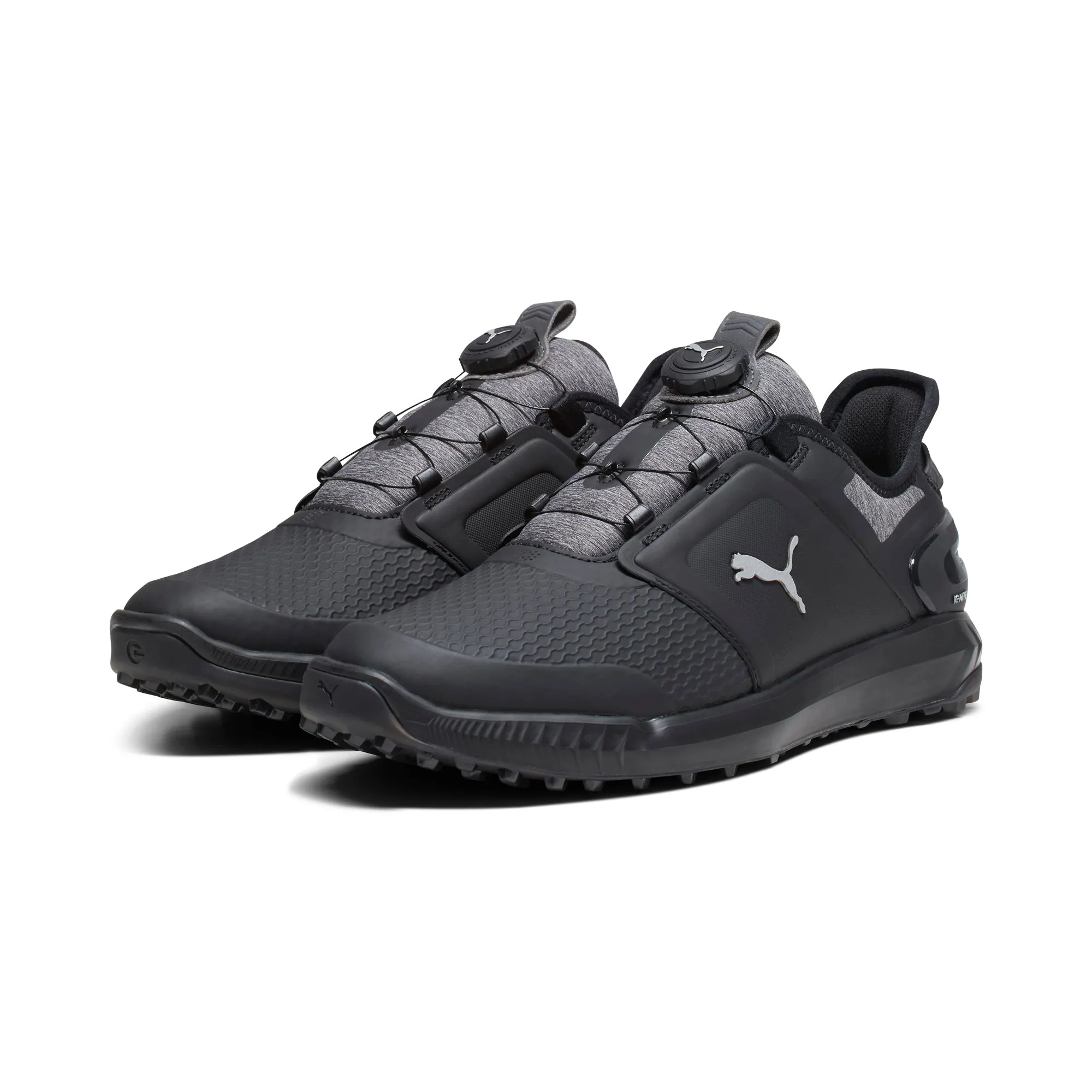 IGNITE ELEVATE DISC Spikeless Golf Shoes | Puma Black / Quiet Shade