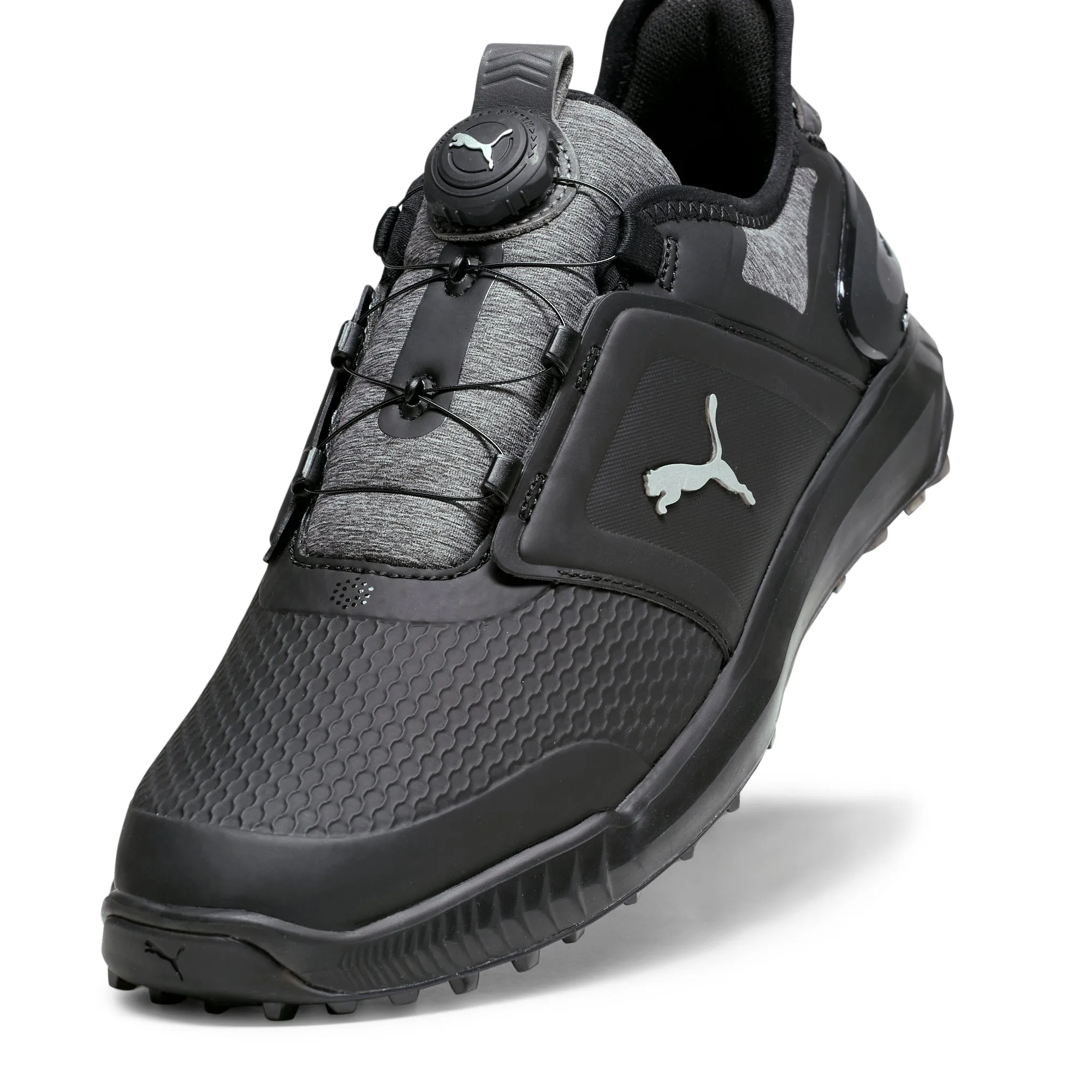 IGNITE ELEVATE DISC Spikeless Golf Shoes | Puma Black / Quiet Shade