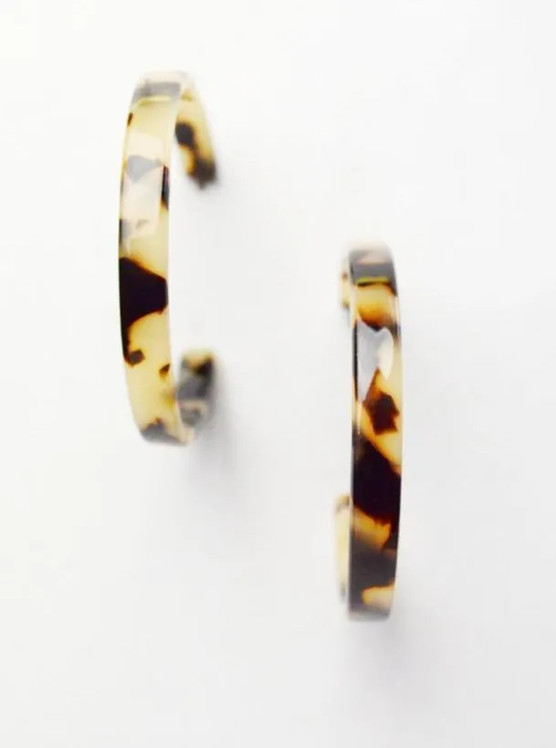 In the Loop Earrings (Tortoise)