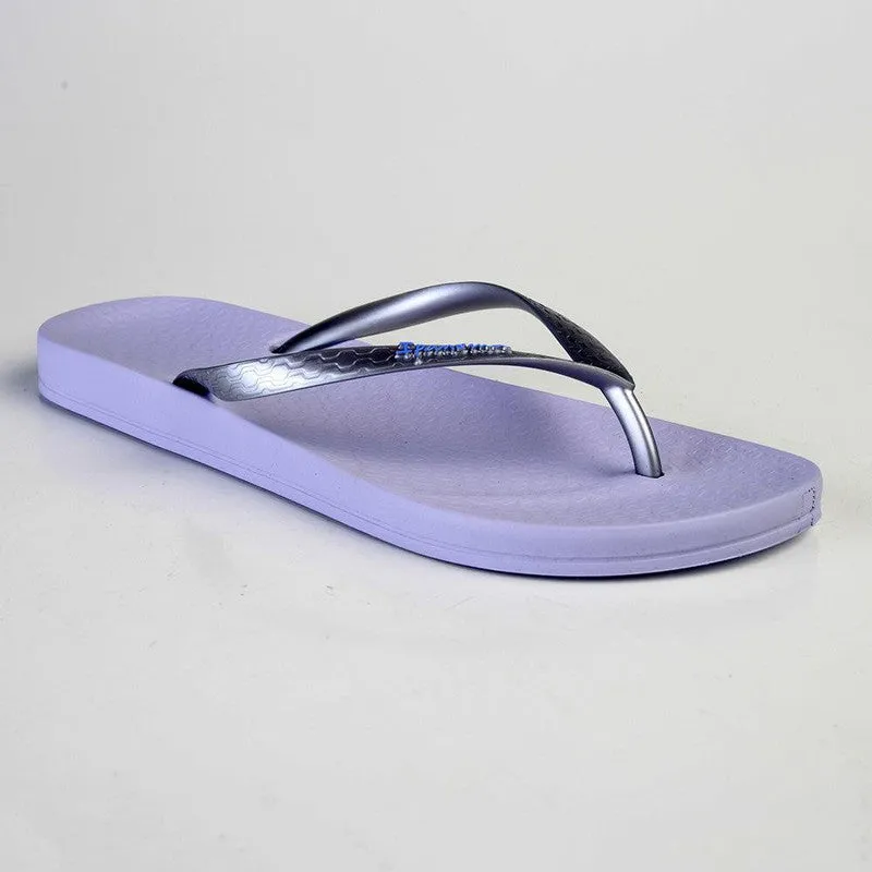 Ipanema Bebe Slip On Thong Sandals - Lilac/Silver