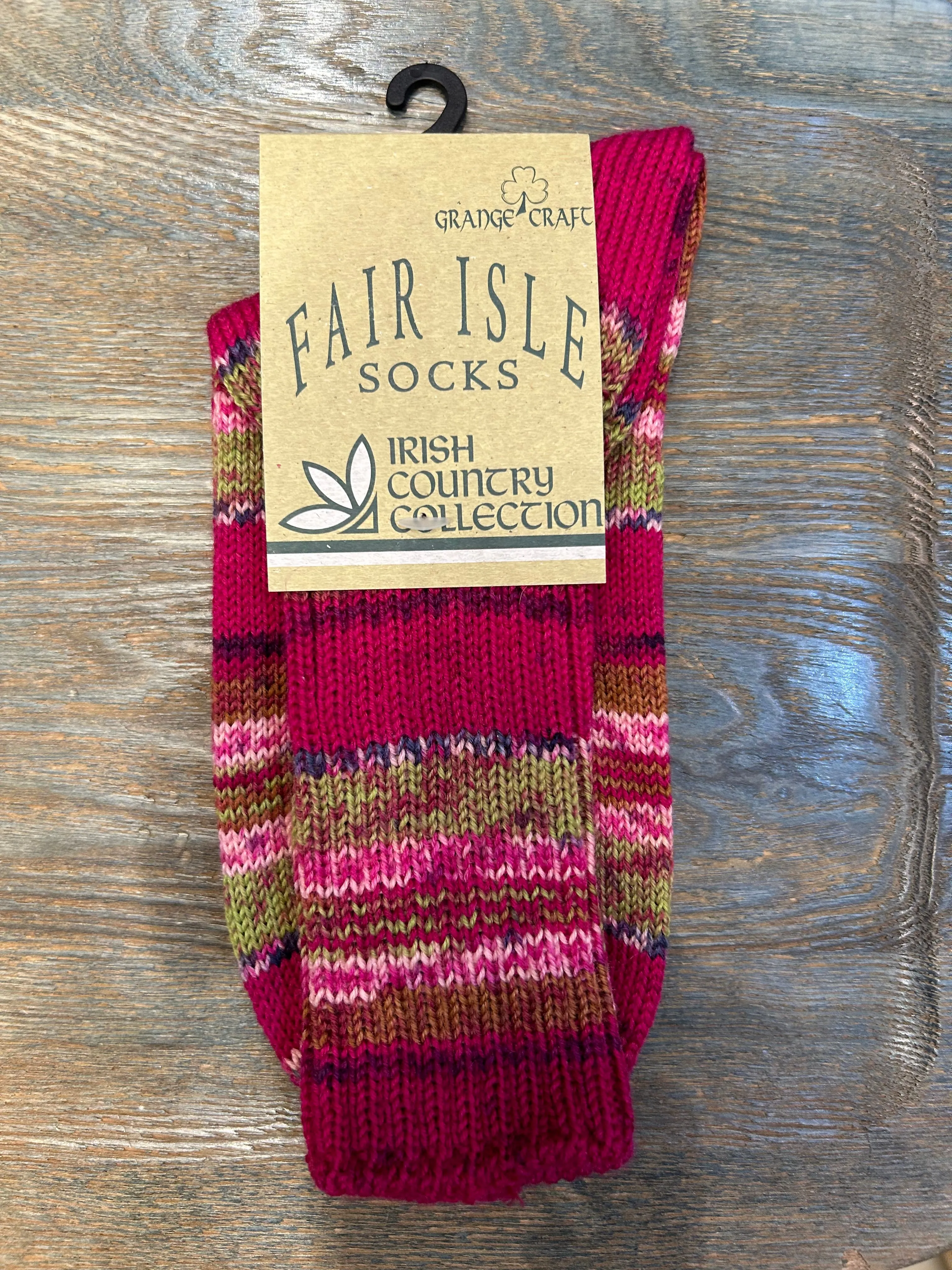 Irish - Fair Isles Socks