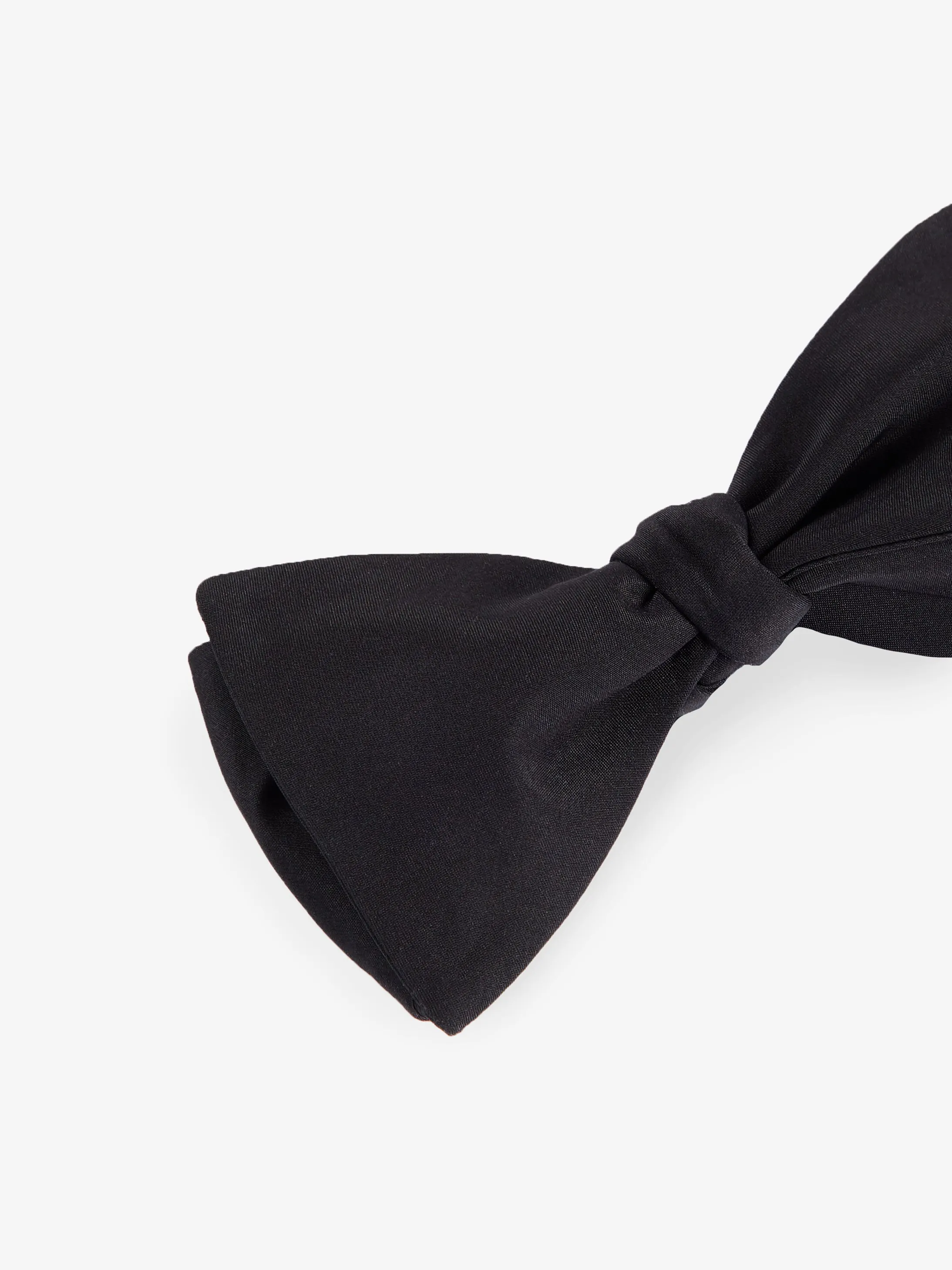 J.Lindeberg Mens Open Bow-Tie Evening Satin - BLACK