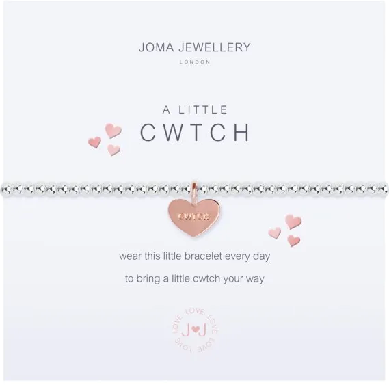 Joma Jeweller Silver A Little 'cwtch'  (cuddle/embrace) Welsh Bracelet One Size