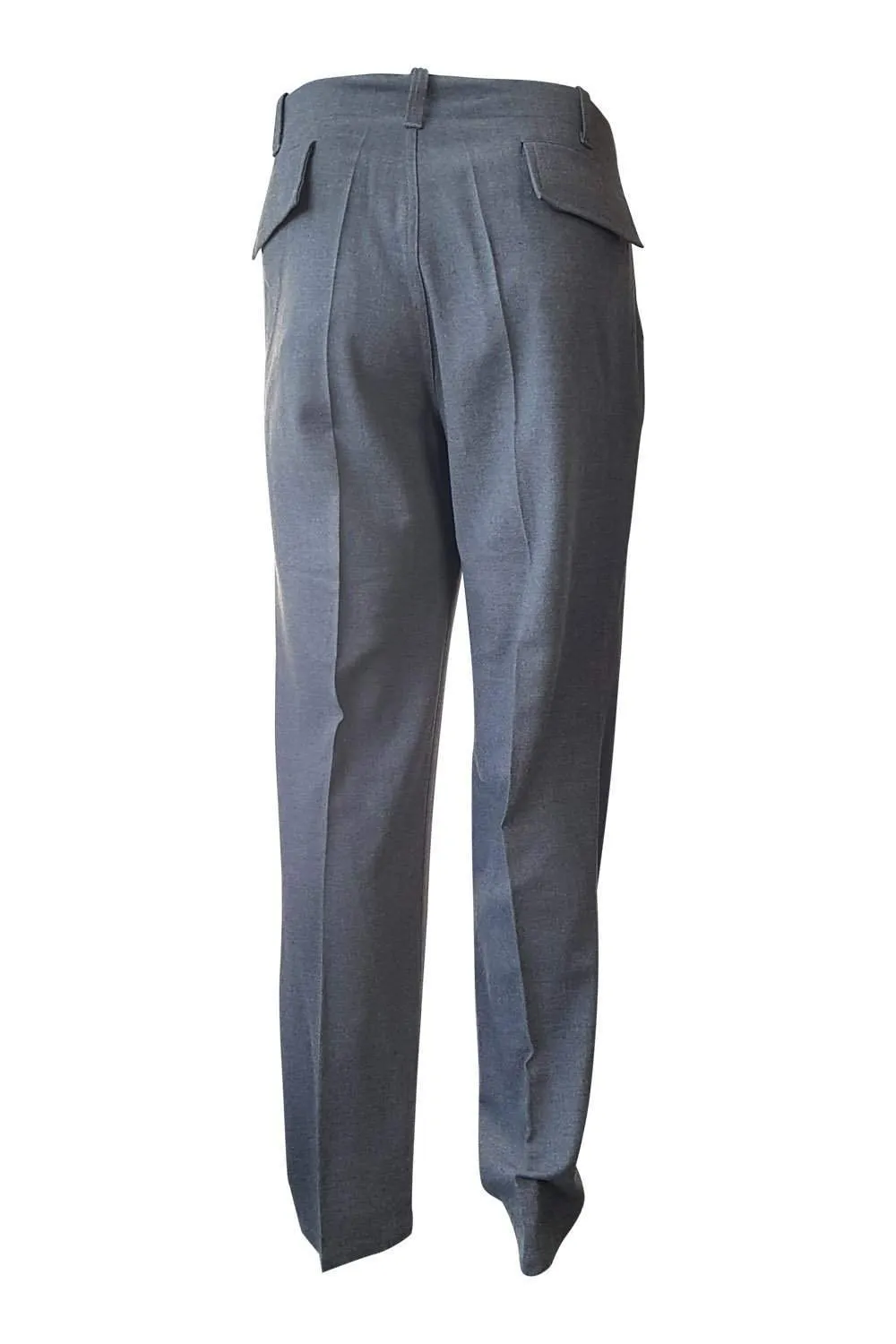 JOSEPH Men's 100% Wool Grey Work Trousers (W38 L34)