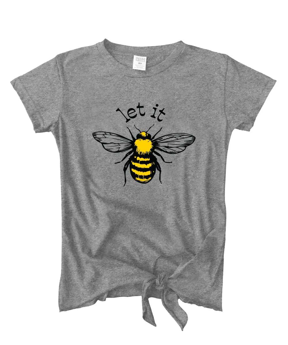 Let it Bee Tie-Front Tee