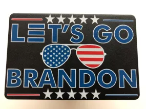 Let's Go Brandon Trailer Hitch Cover