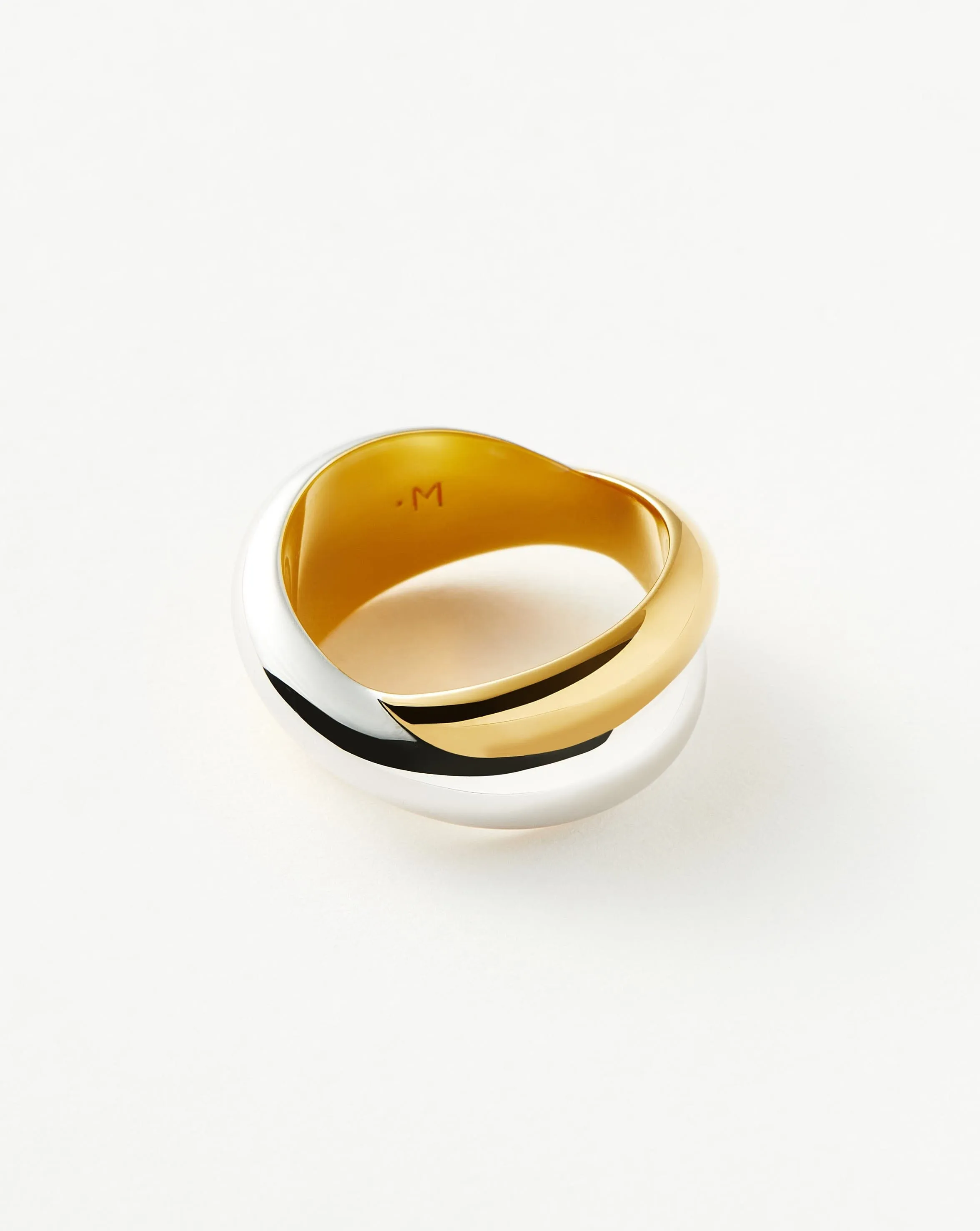 Lucy Williams Chunky Entwine Ring  | Mixed Metal