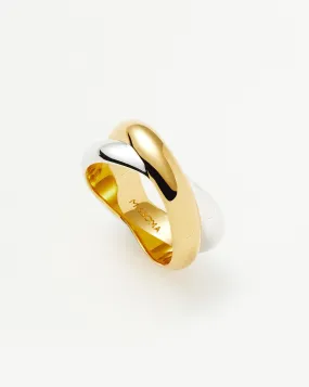 Lucy Williams Chunky Entwine Ring  | Mixed Metal