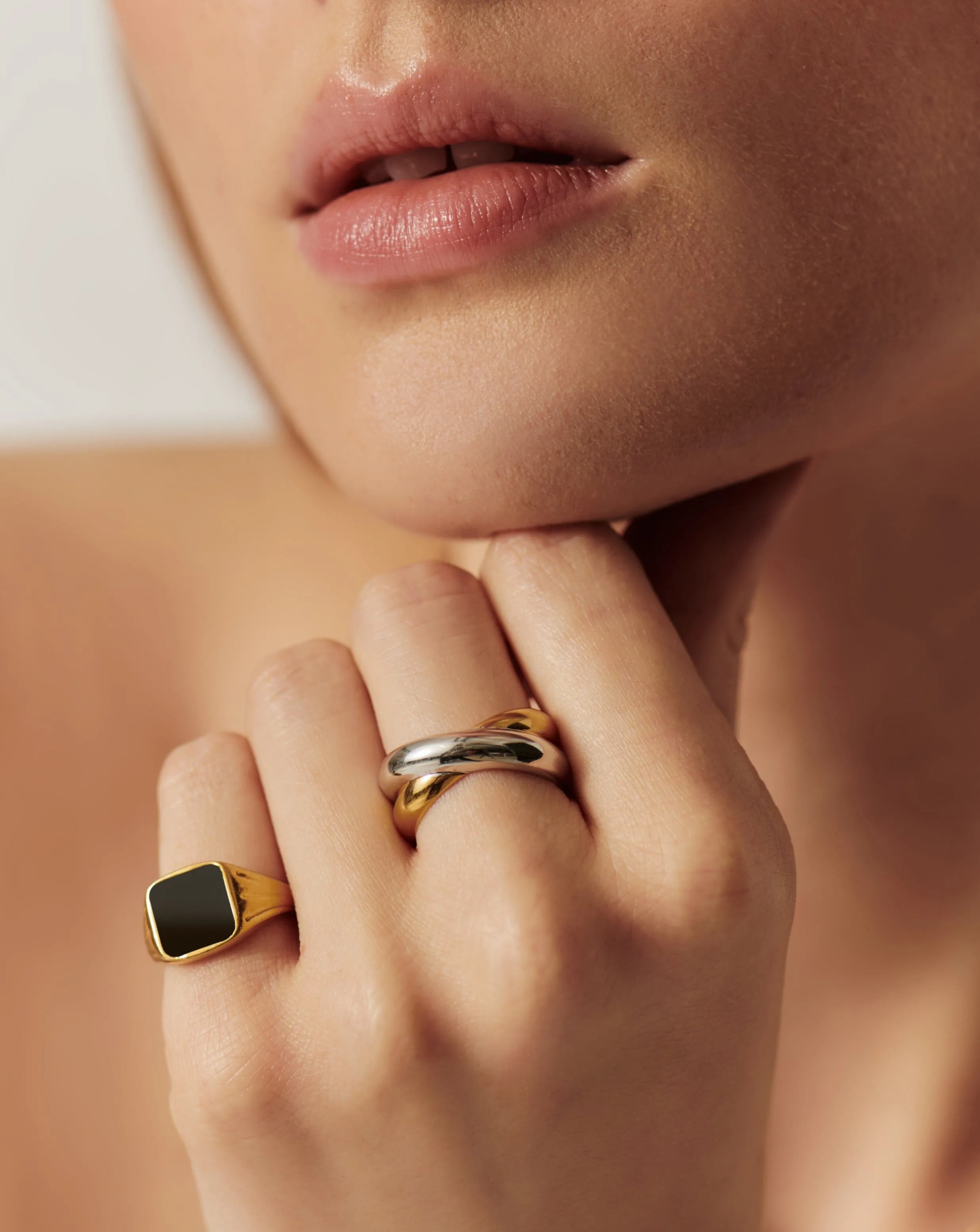 Lucy Williams Chunky Entwine Ring  | Mixed Metal