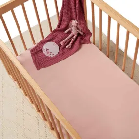 Lullaby Pink I Fitted Cot Sheet