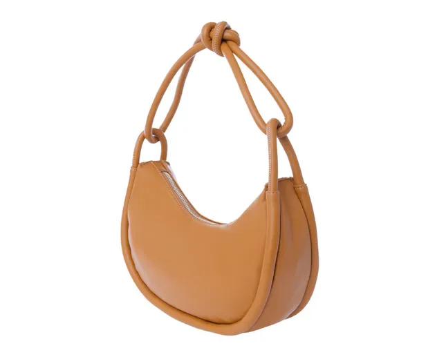 Luna Vegan Leather Bag in Chai