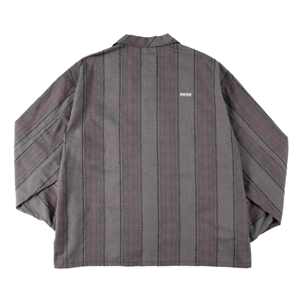 MAGICSTICK T-KMG FATIGUE SHIRT-GREEN PLAID