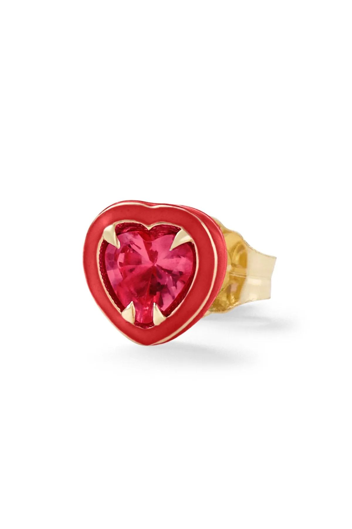 Mini Heart Cocktail Stud - In Stock