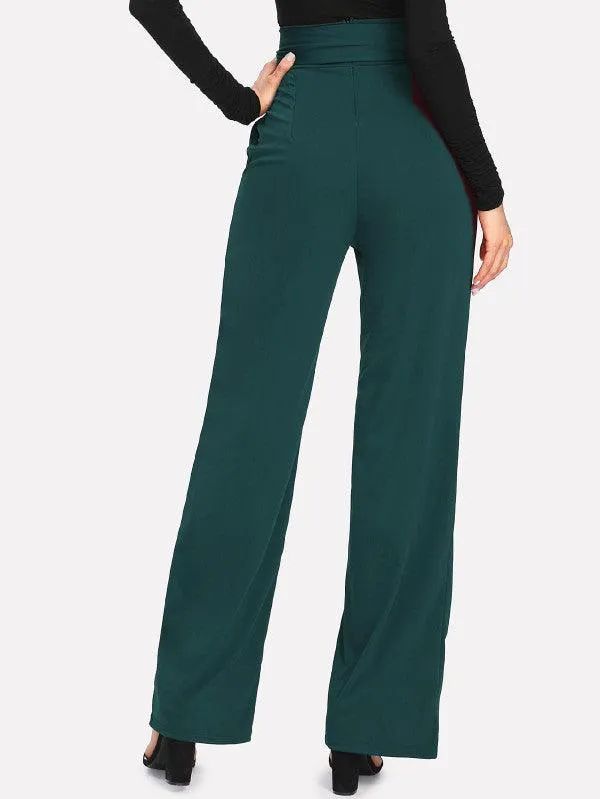 OCEAN WAVES TIE-UP PANTS