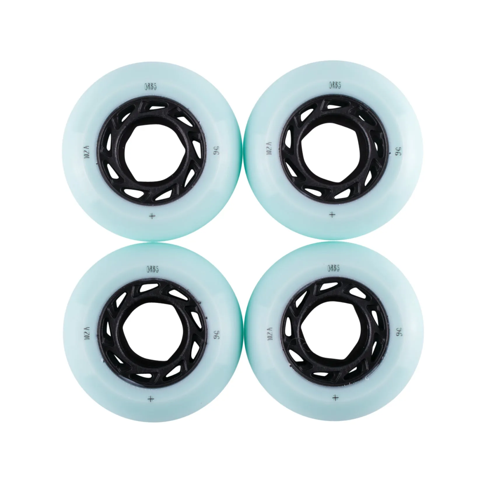 Orbs Ghost Lites - 56mm - Light Blue/Black