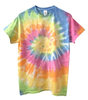 Pastel Rainbow Tie-Dye Unisex Tee