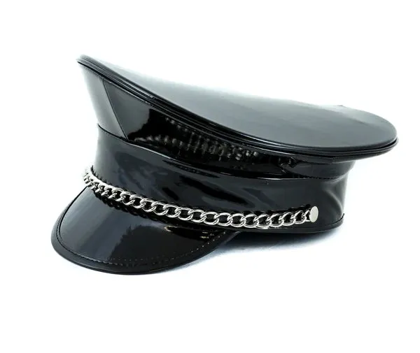 Patent Captain Hat with Chain