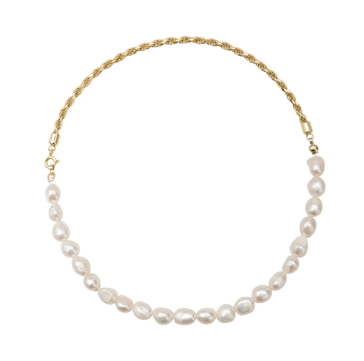 Pearl demi Rope Chain Necklace