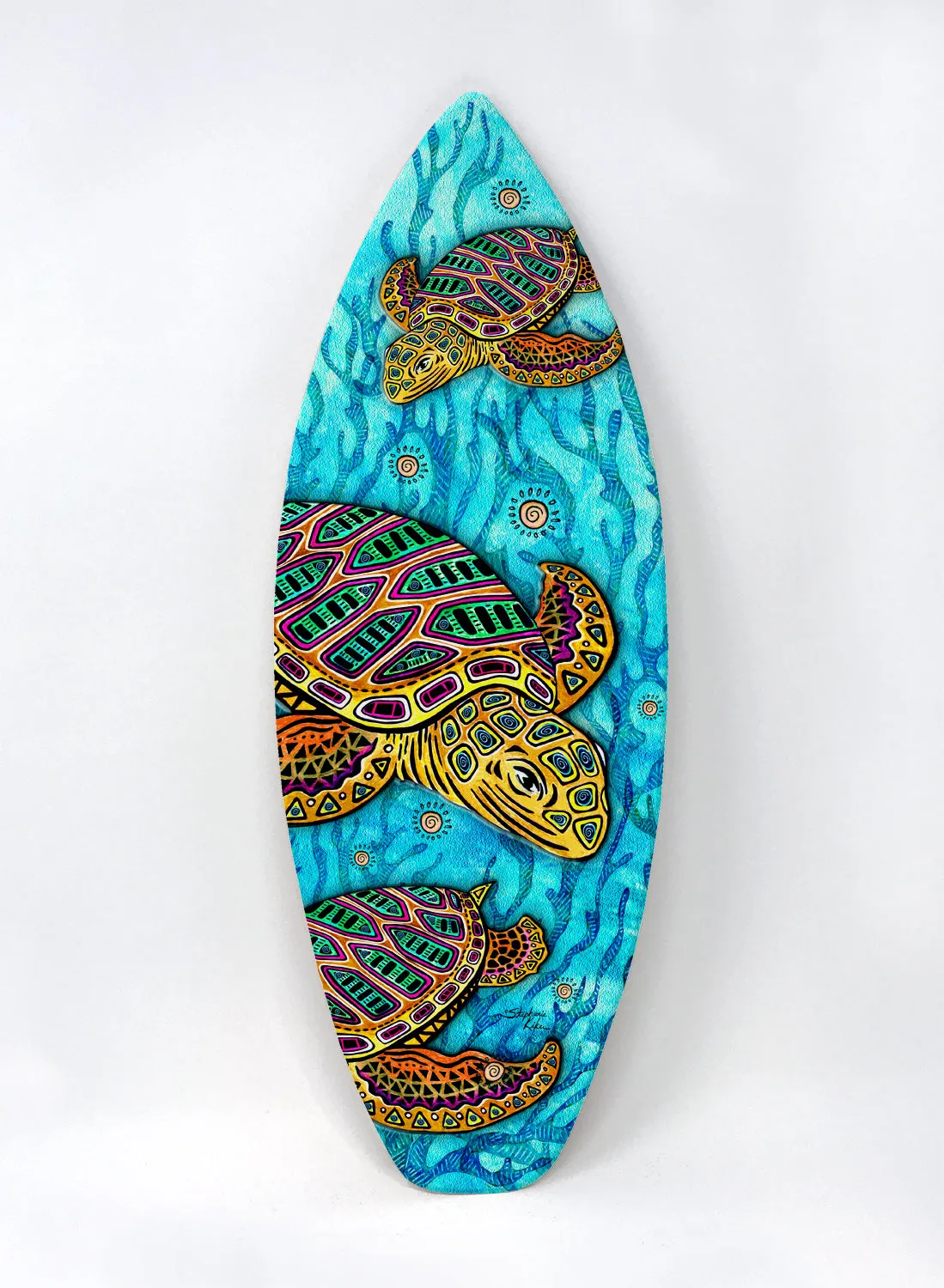 Primitive Loggerheads Surfboard Wall Art