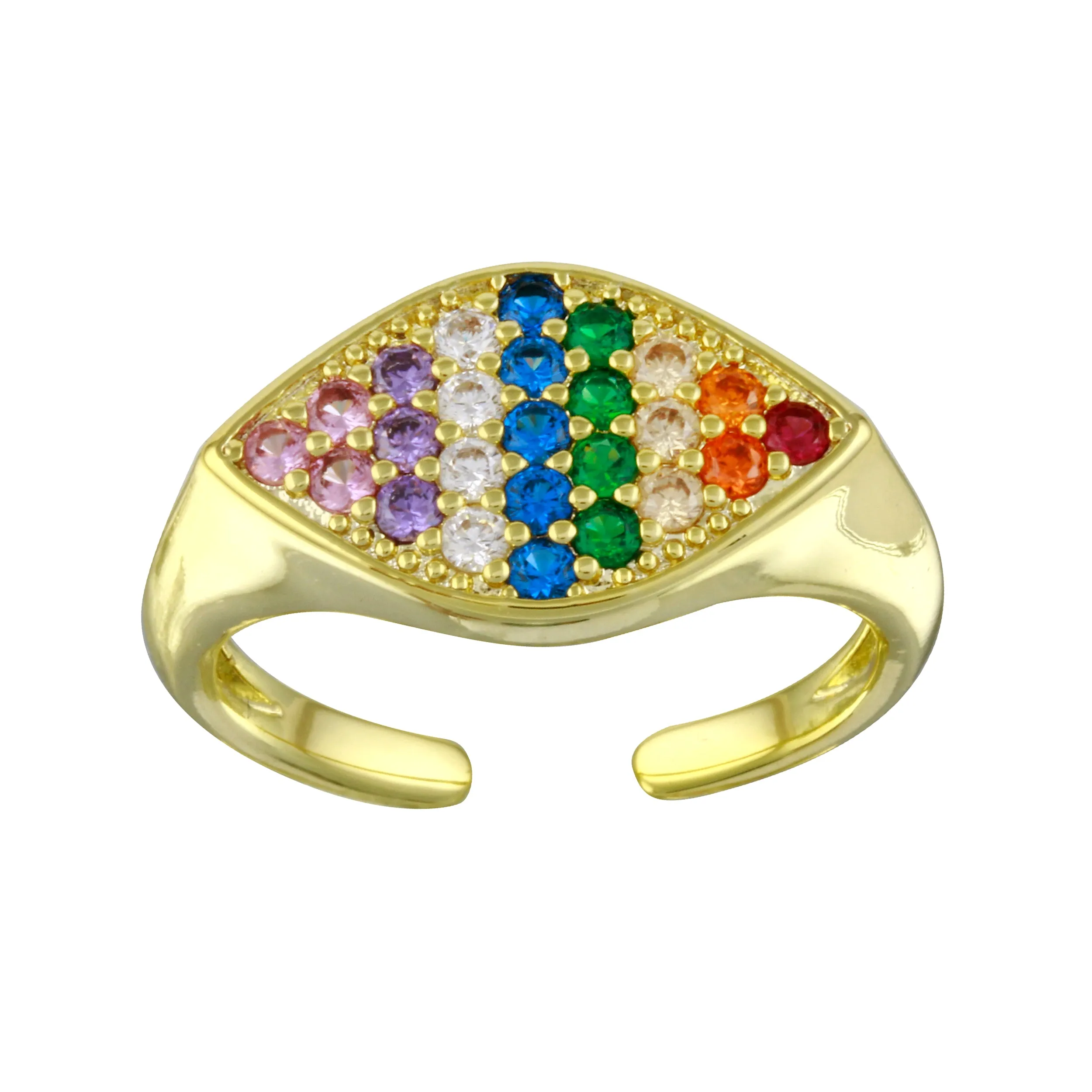 Rainbow Signet Ring