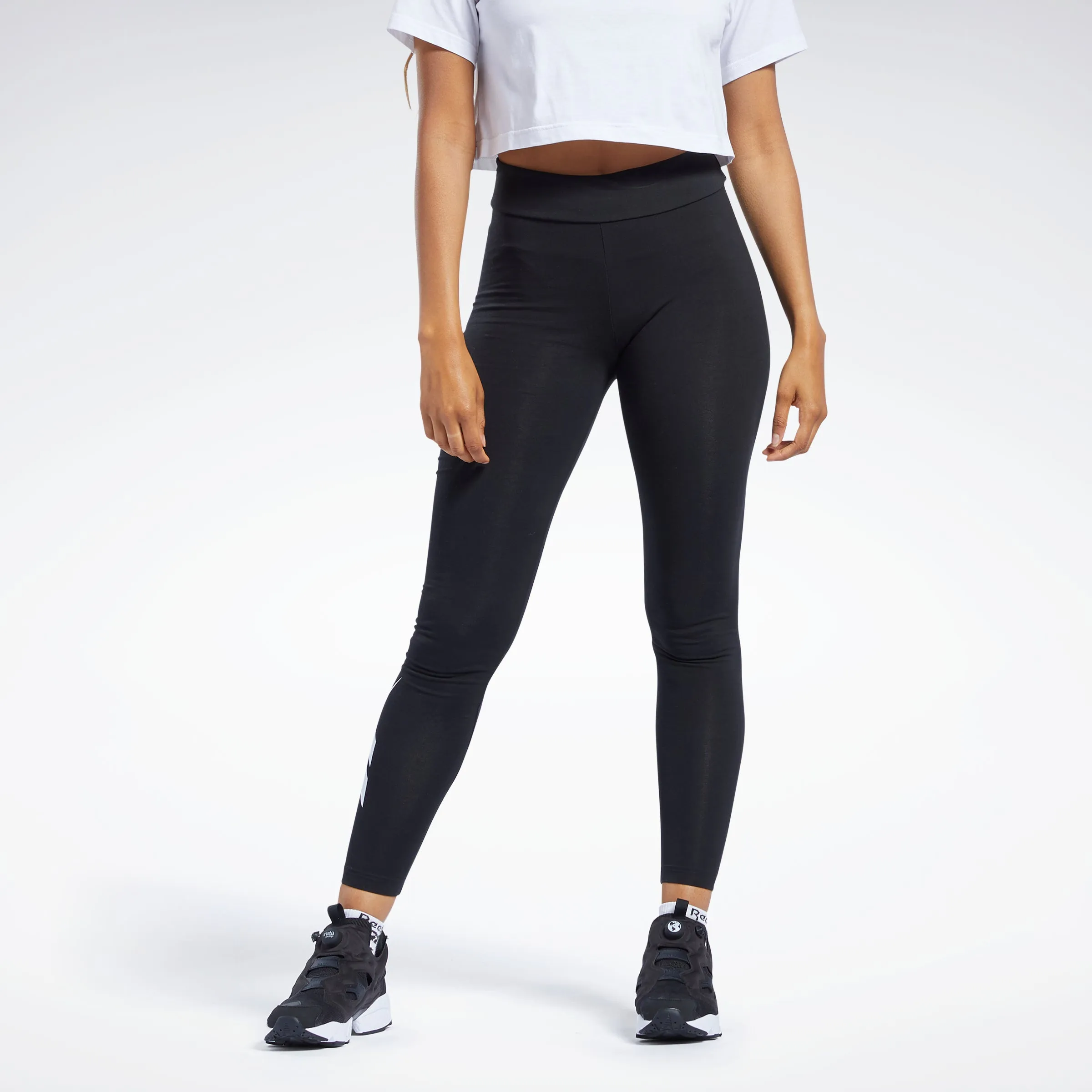 Reebok Apparel Women Classics Logo Leggings Black