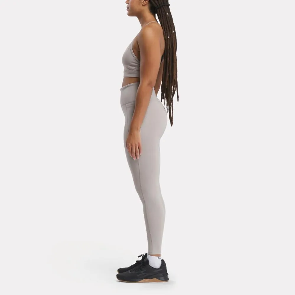 Reebok Apparel Women Lux High-Rise Leggings ASH