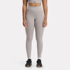 Reebok Apparel Women Lux High-Rise Leggings ASH