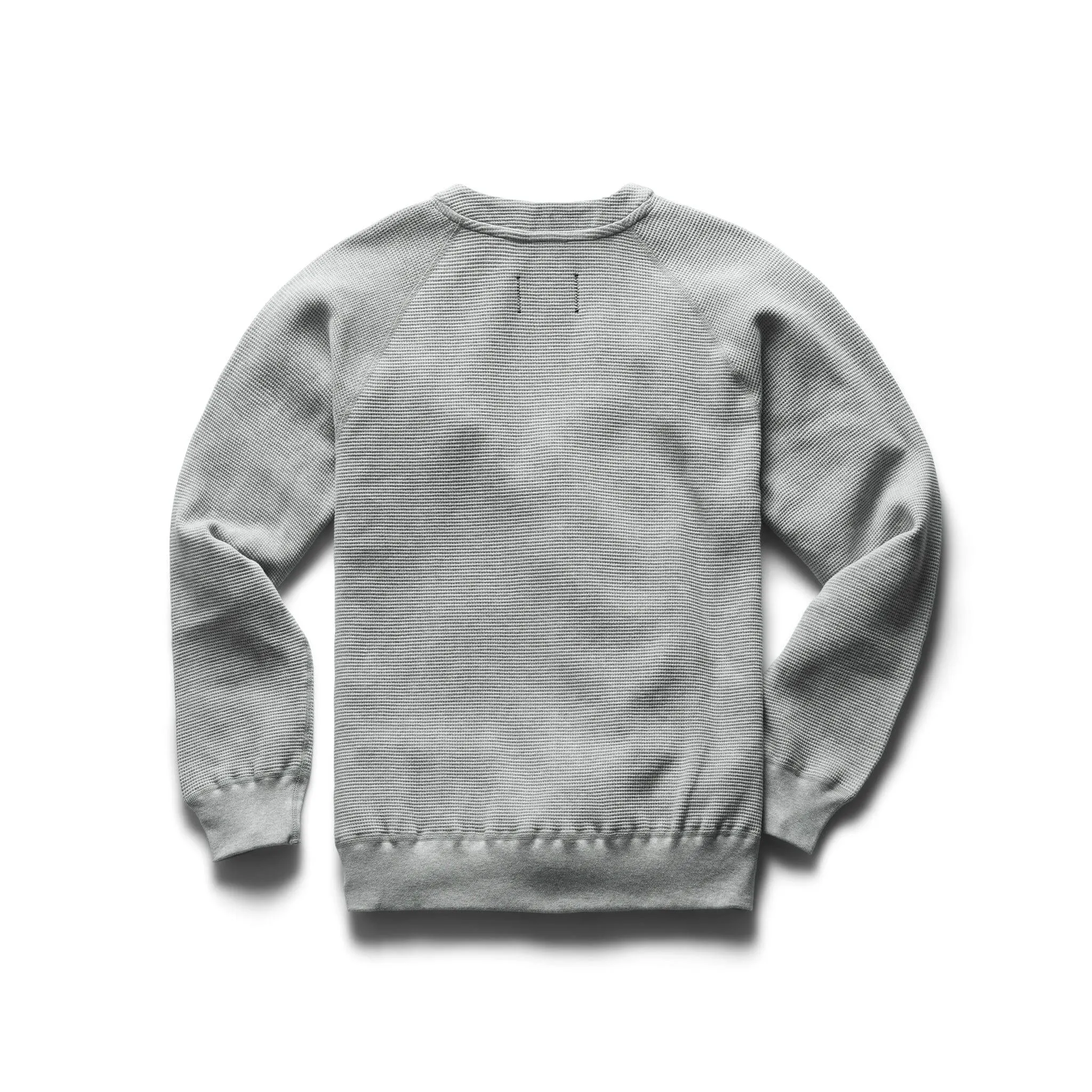 Reigning Champ - Flatback Thermal Cardigan - Heather Grey