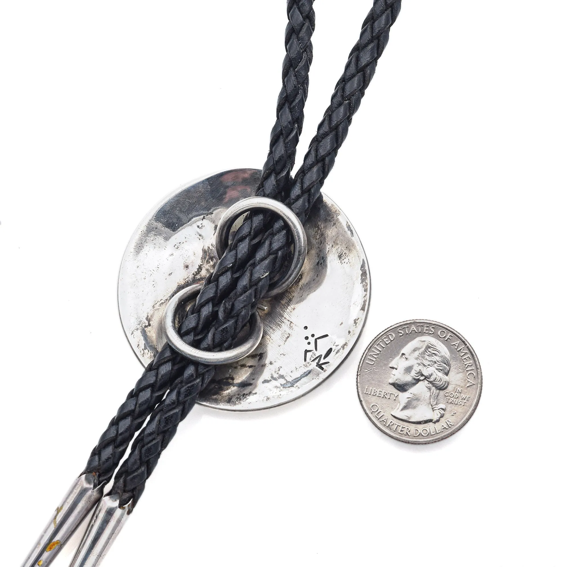 Rick Manuel Sterling Silver Man in The Maze Bolo Tie