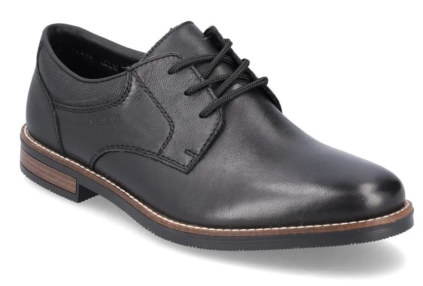 Rieker 13510-00 Mens Leather Lace Up Smart Shoe