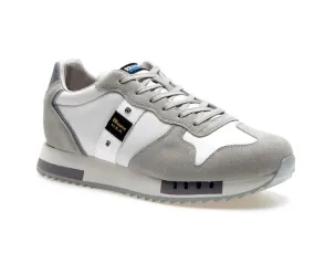 SNEAKERS QUEENS PELLE BIANCO