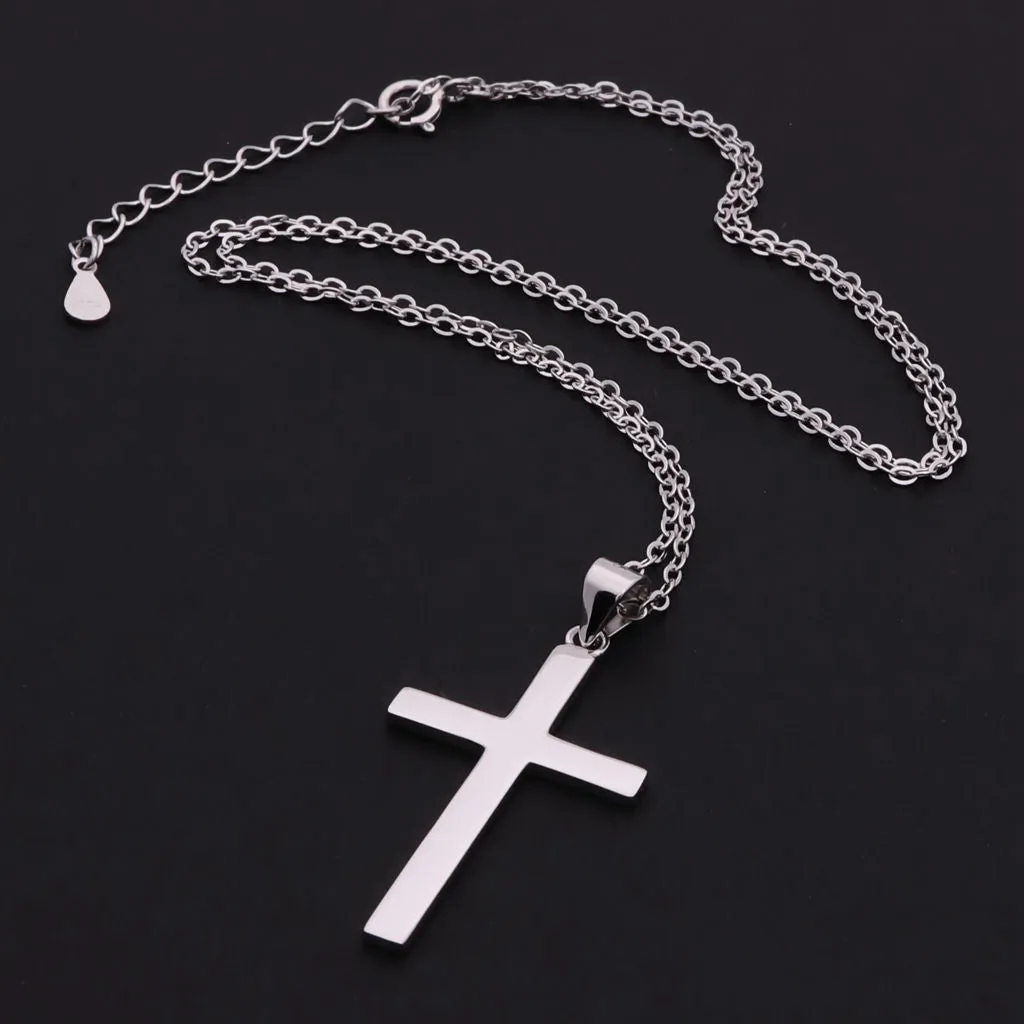 Sterling Silver Cross Necklace