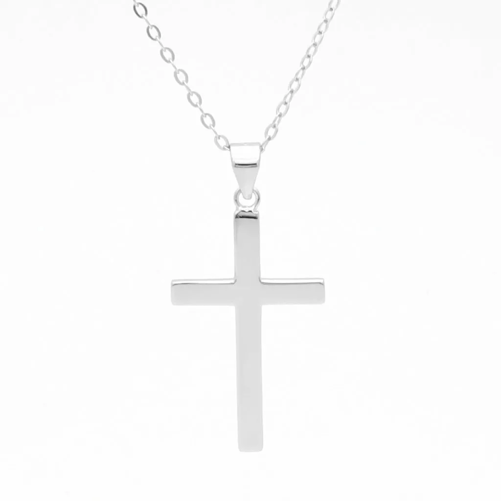 Sterling Silver Cross Necklace