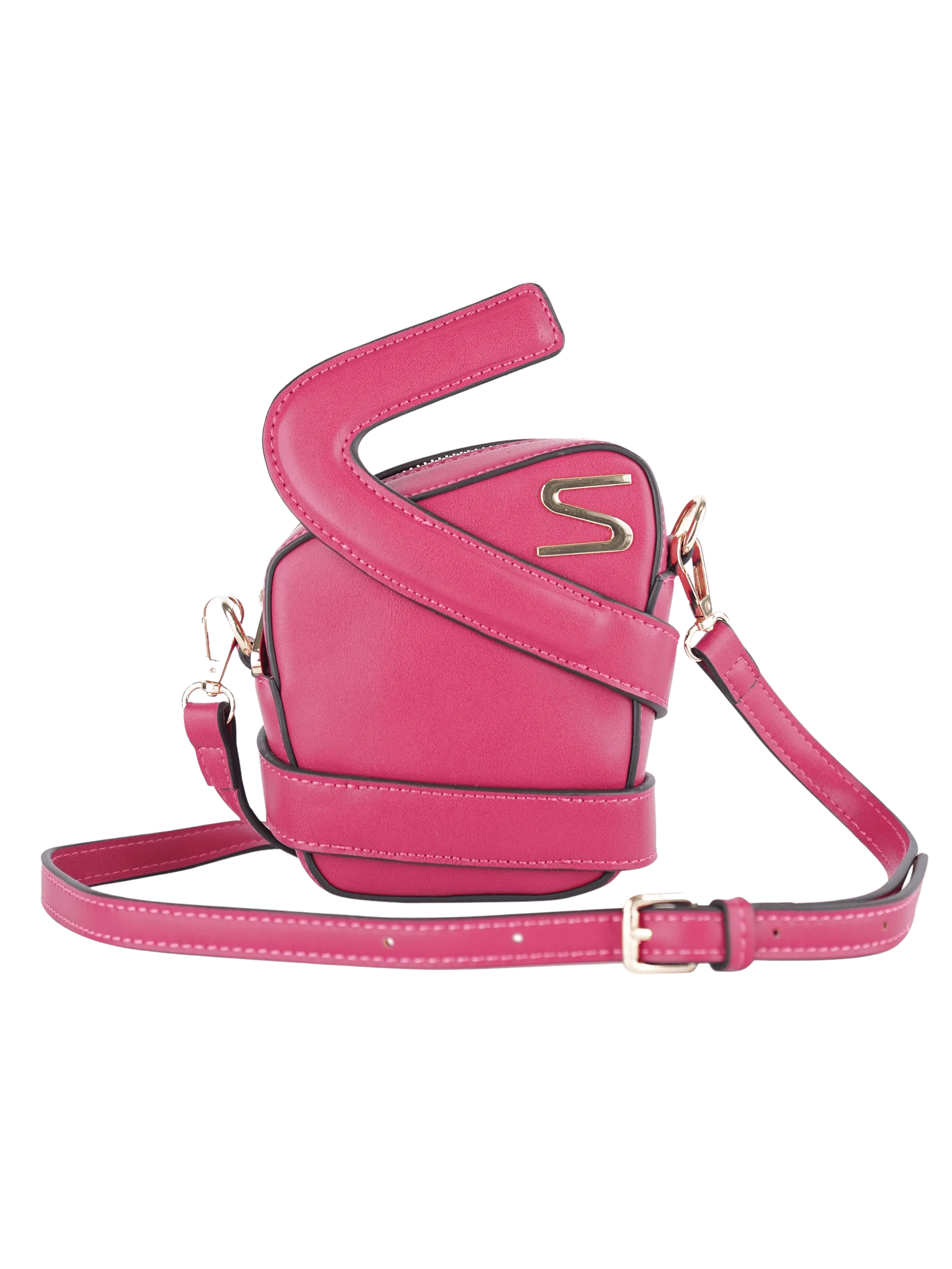 Sterlo Statement Bag (Fuchsia)