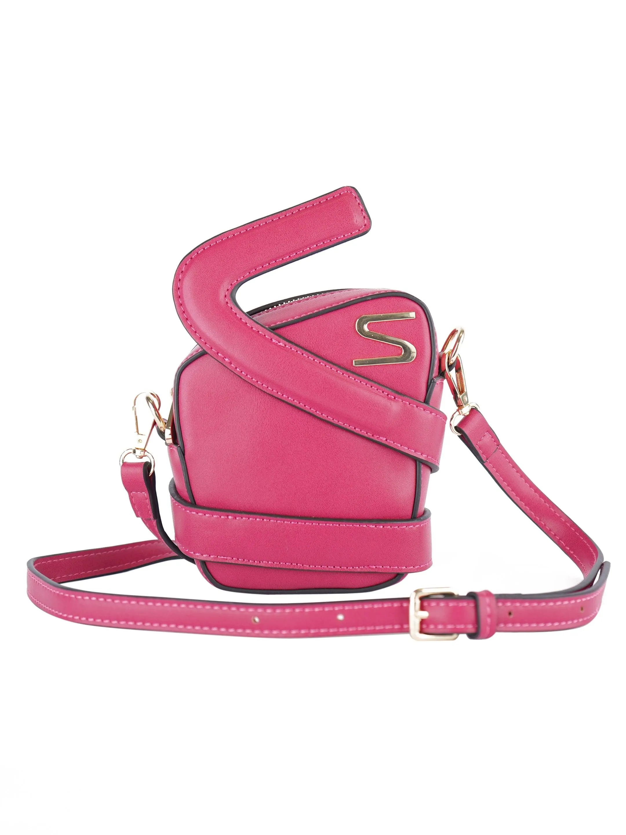 Sterlo Statement Bag (Fuchsia)