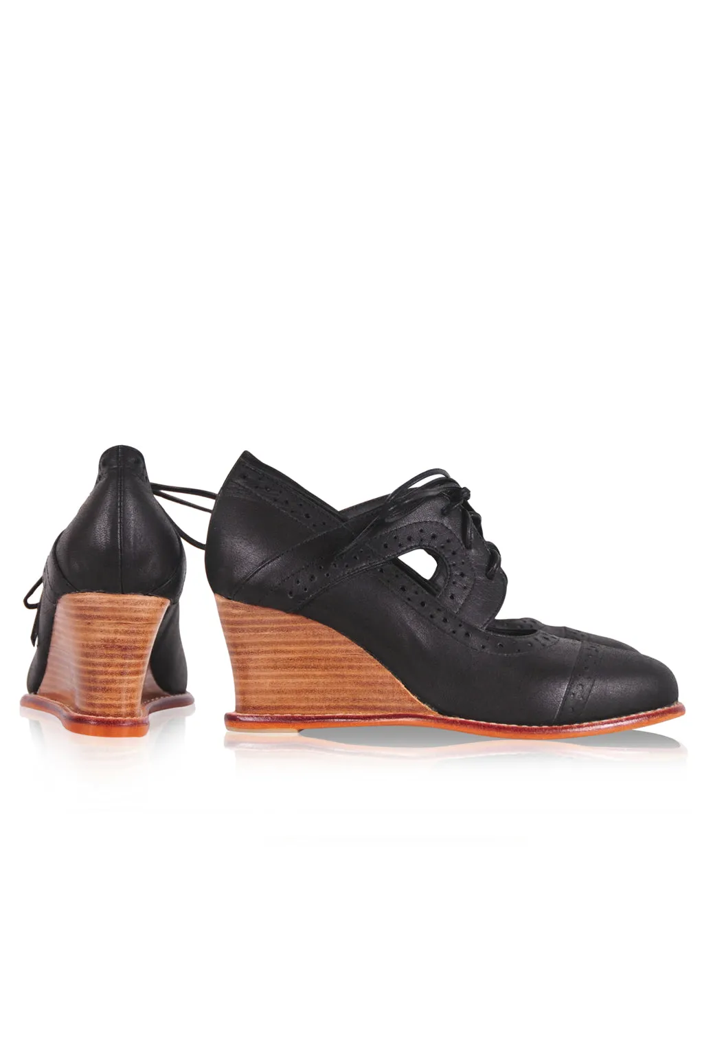 Stockholm Oxford Wedges