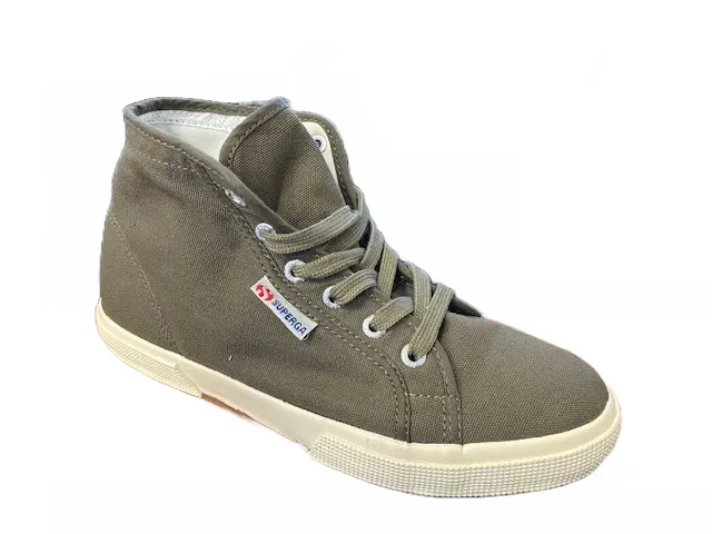 Superga 2095 cotu high canvas sneakers S003J40 A55 military