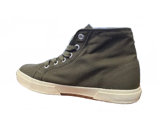 Superga 2095 cotu high canvas sneakers S003J40 A55 military