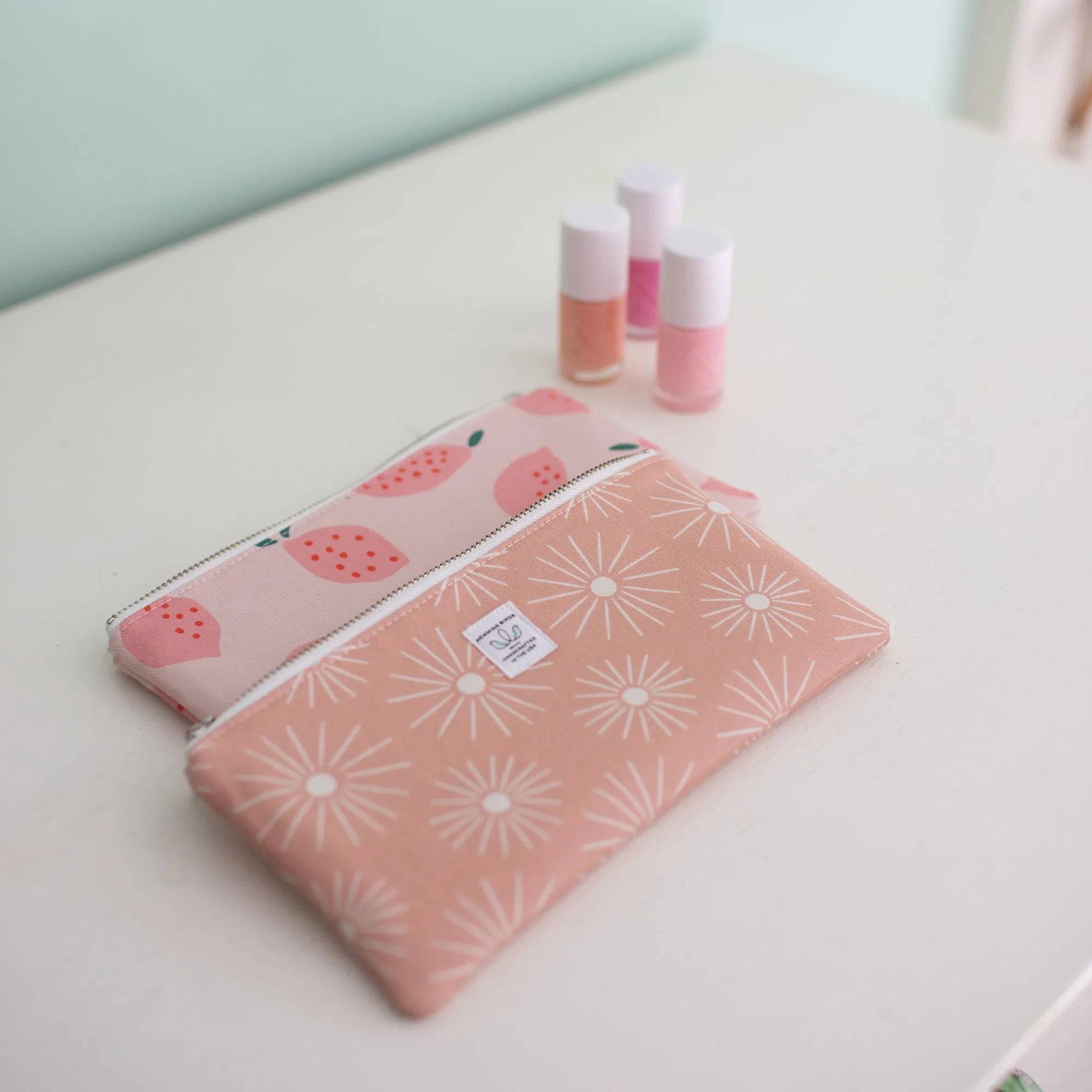 The HB Pencil Pouch // Pink Lemonade