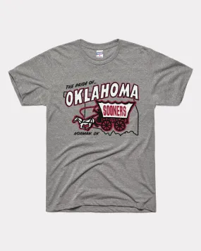 The Pride of Oklahoma Vintage Grey T-Shirt