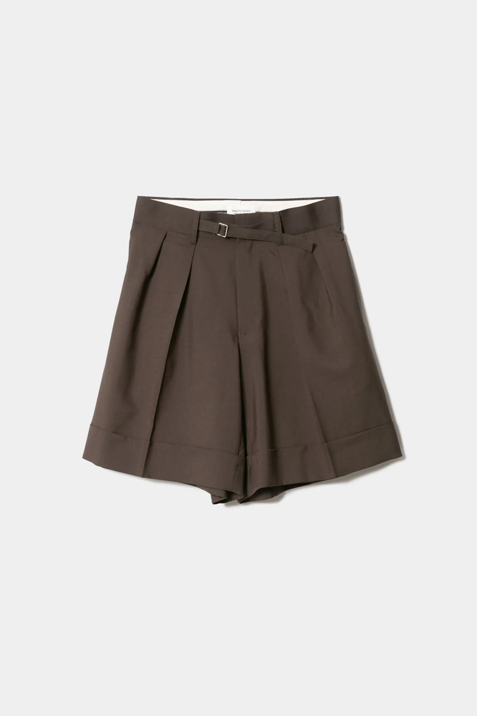 UNISEX - Wool and Mohair Tailored Shorts