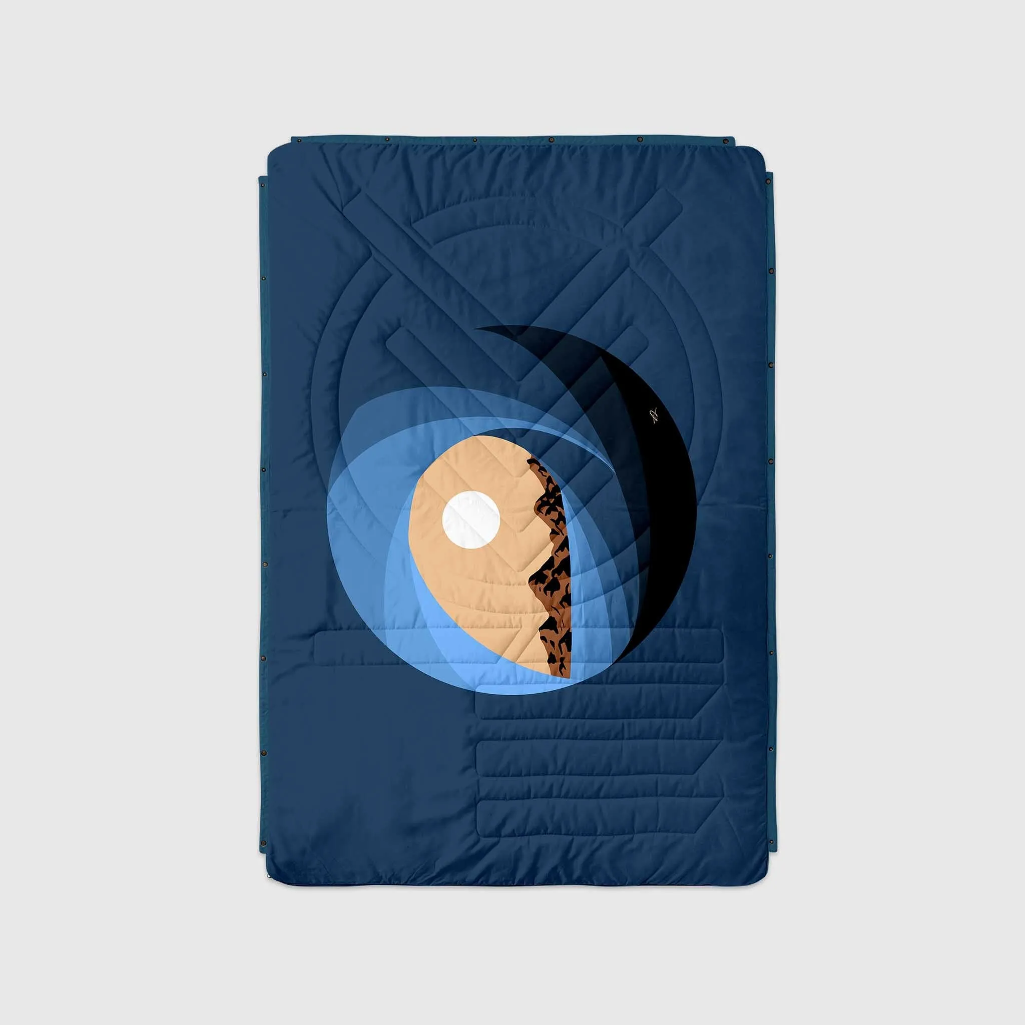 VOITED Recycled Ripstop Outdoor Camping Blanket - Lens