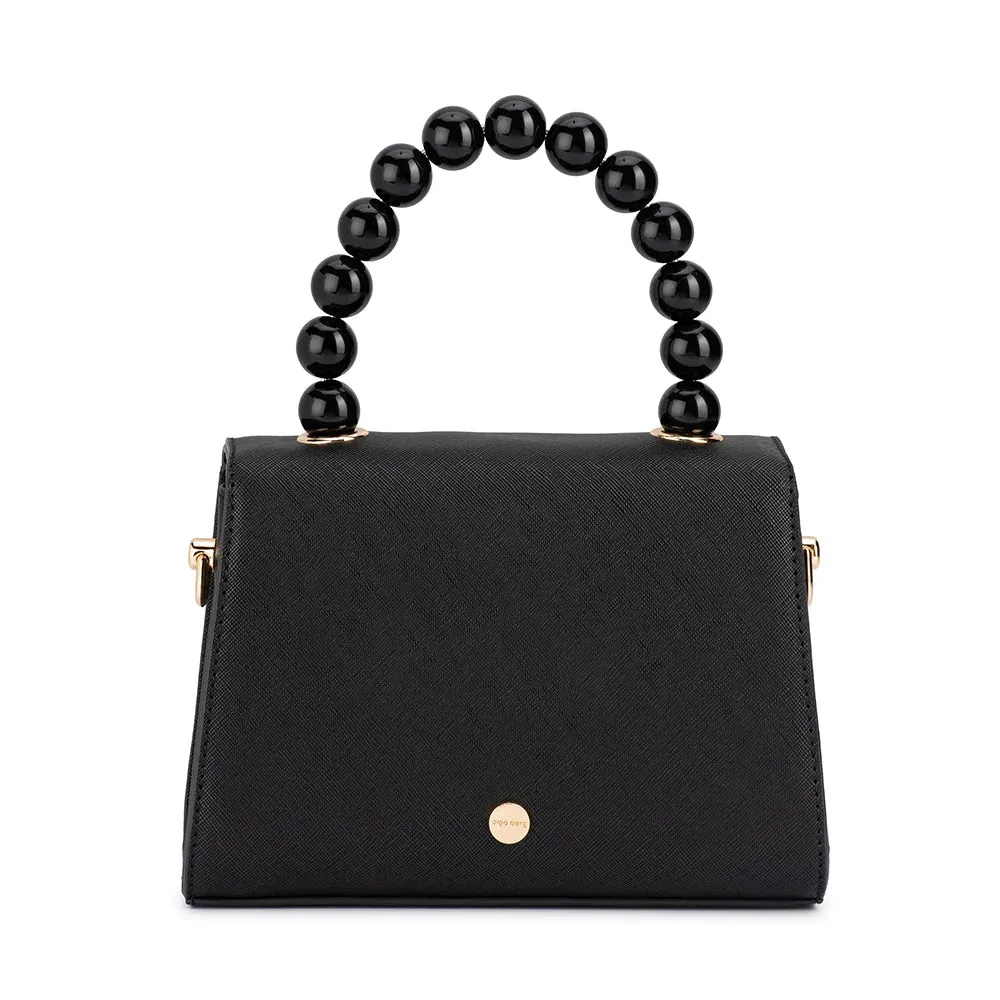 Wendy Acrylic Bead Bag (Black)