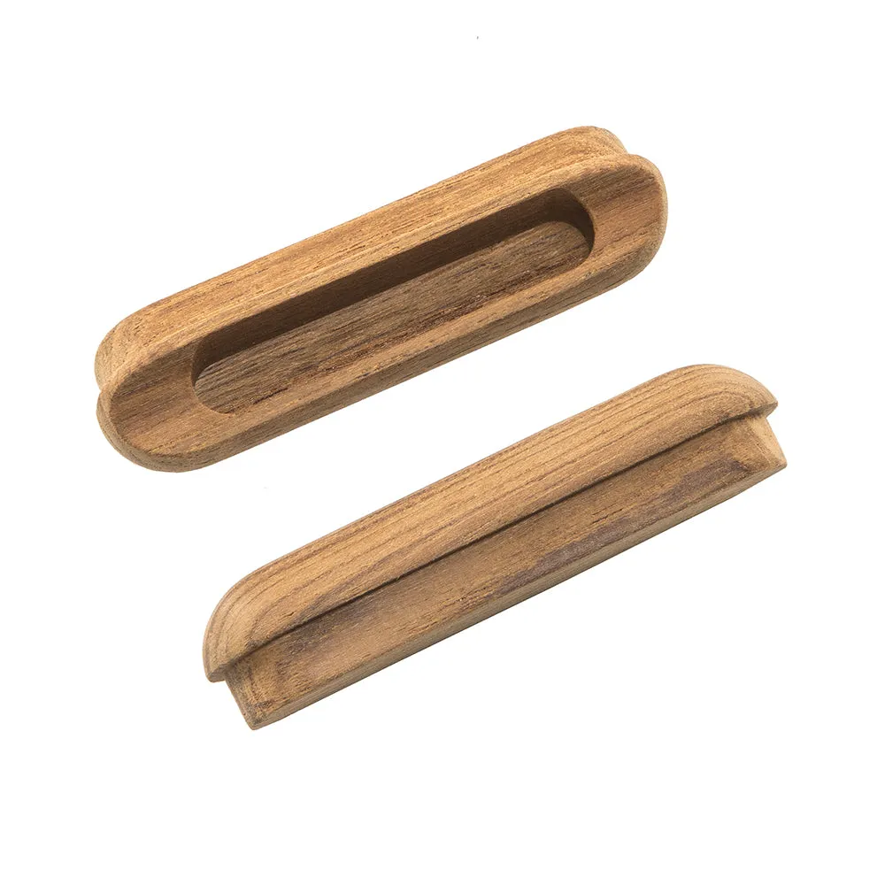 Whitecap Teak Oblong Drawer Pull - 4-1/16L - 2 Pack [60124-A]